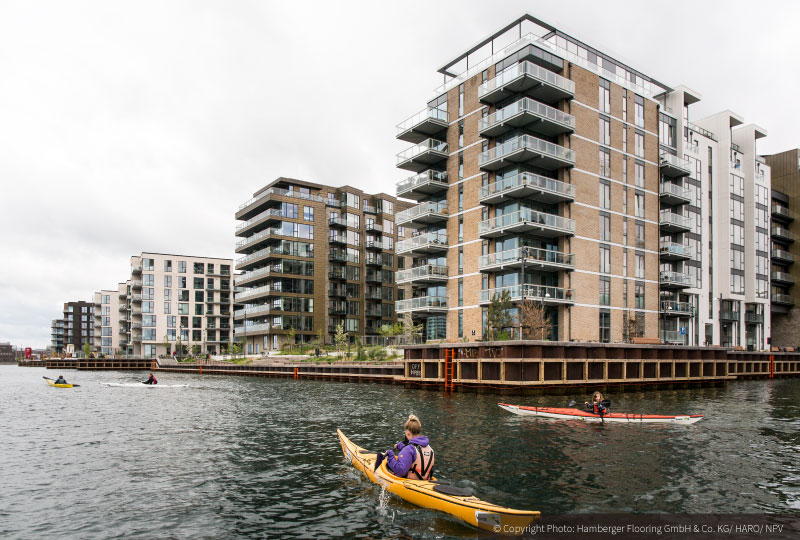 複合實木地板-丹麥哥本哈根-海灣住宅開發案